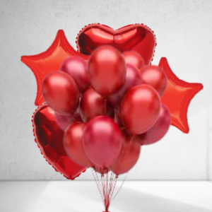 red foil balloon,