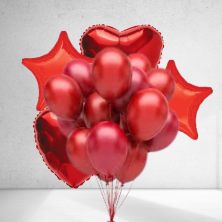 red foil balloon,