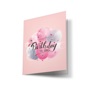 greeting card, Birthday card